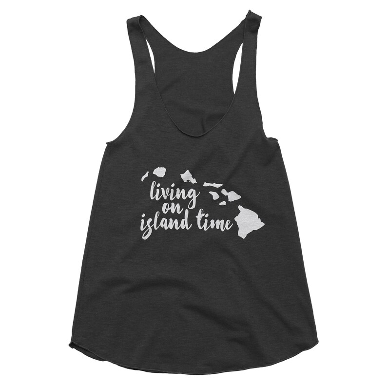 Living on Island Time Women/'s Vacation Tank Top