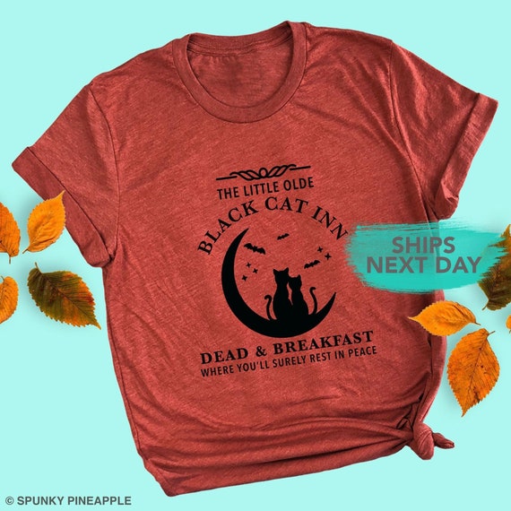 Black Cat Halloween Shirt The Black Cat 