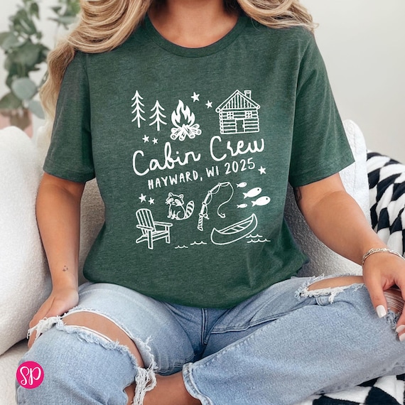 Custom Cabin Crew T-Shirt: Personalized Coquette Doodle Summer Vacation Shirt