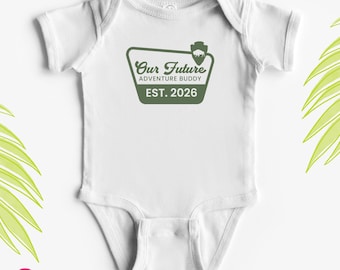 Custom Year Outdoor Explorer Baby Bodysuit: Future Adventure Buddy Onesies® Brand