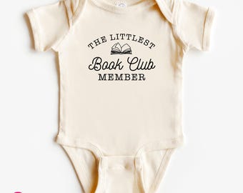 Littlest Book Club Member Onesies® Brand: Baby Book Lover Gift