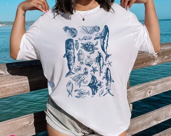 リトルマーメイド　ラッセン　Tシャツ ディズニー リトルマーメイド ラッセン アンダーザシー 半袖 T