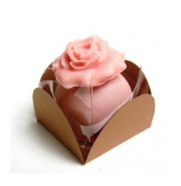 50 Mini Treat Boxes Treat Holders Chocolate Truffle Wrapper