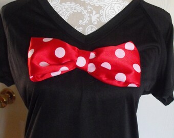Minnie inspired small dot running outfit