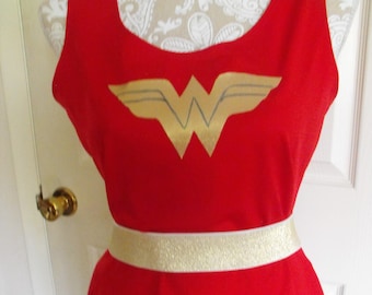 Wonder Woman inspired running costume