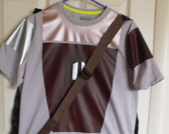 A star wars bounty hunters  inspired men's shirt and cape