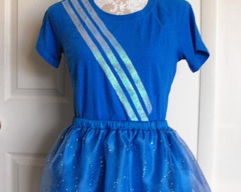 Silvermist blue pixie style running costume