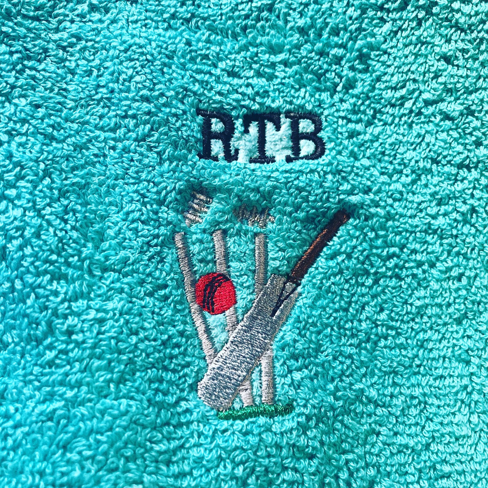 Personalised Cricket Towel Etsy UK