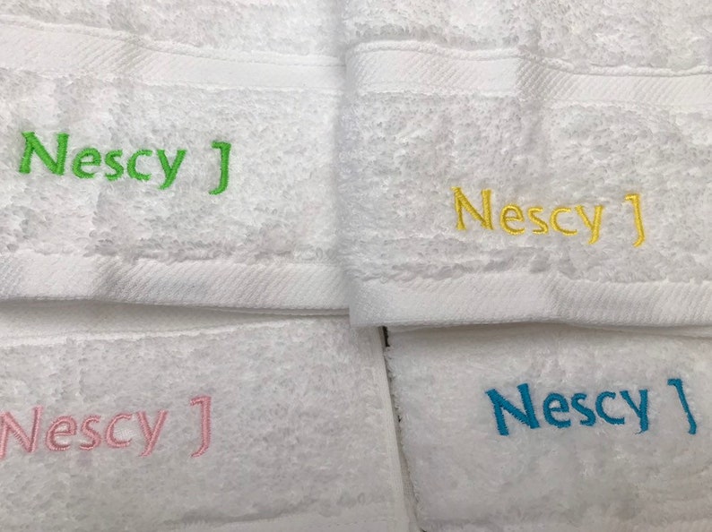 Personalised Named Flannel Face Cloth. Etsy UK