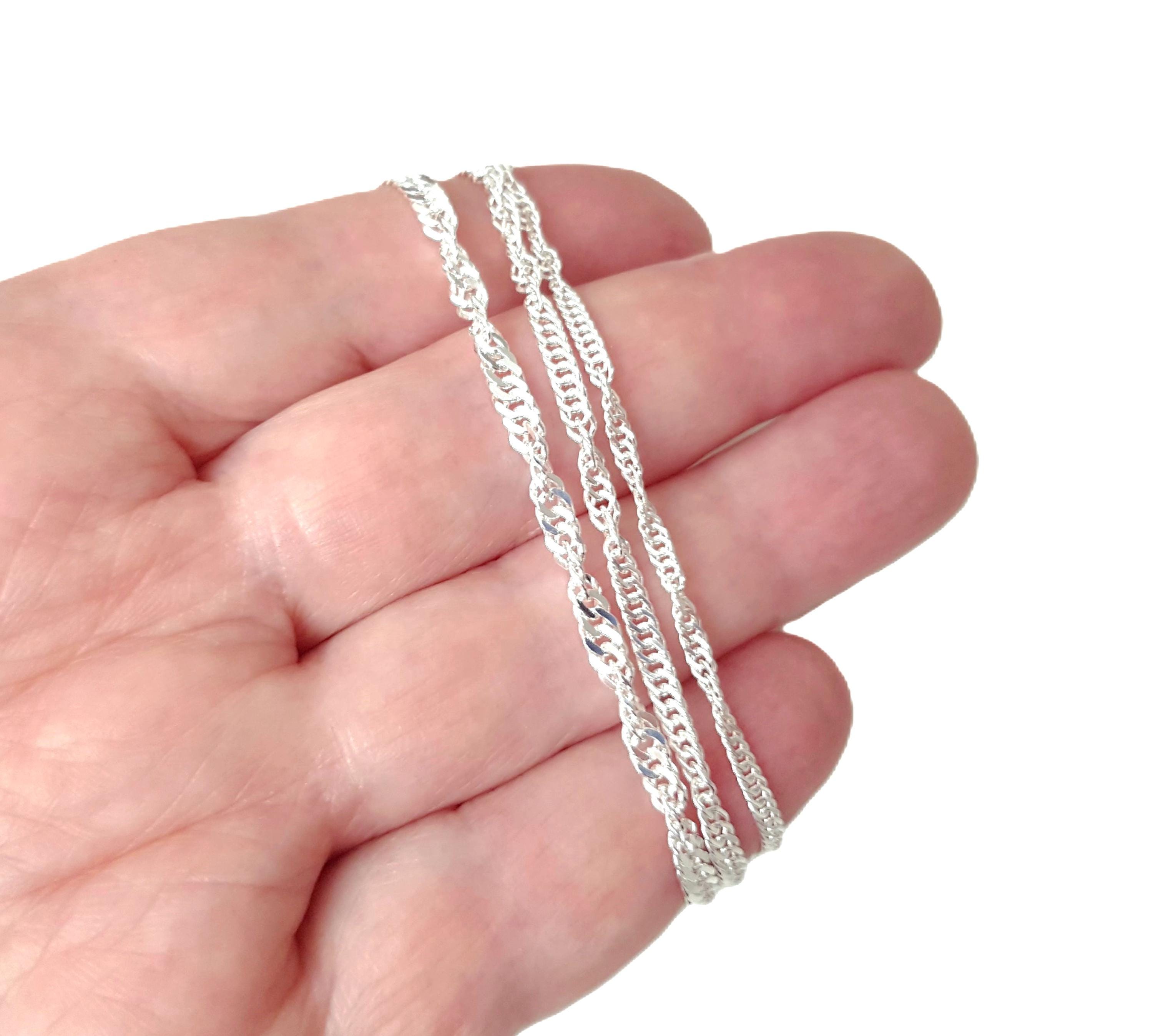 Sterling Silver Fly Bee Bracelet, Elegant Singapore Chain Sterling Silver Fly Bee Bracelet, Elegant Singapore Chain