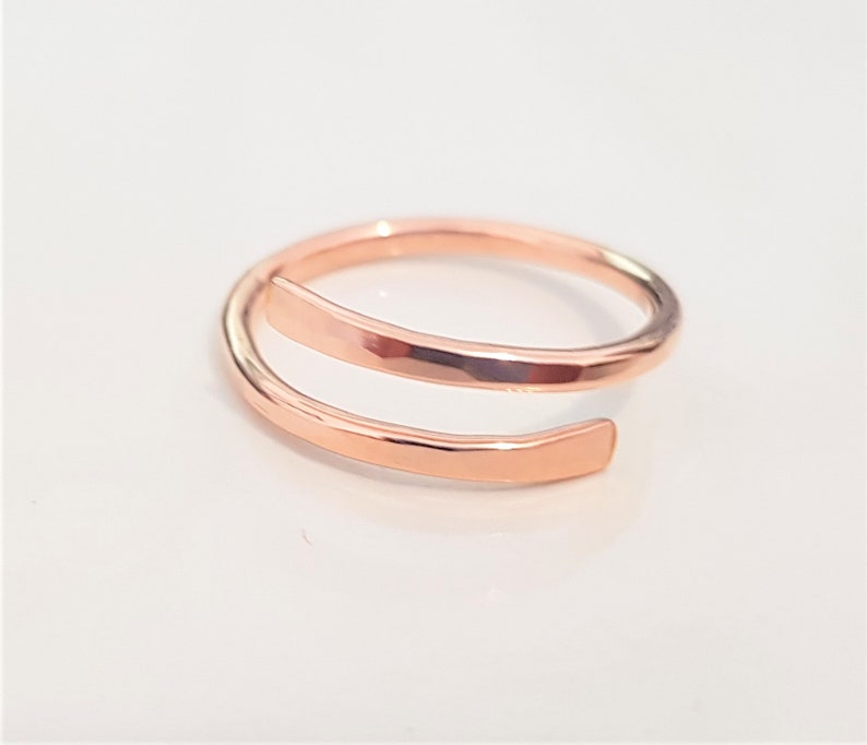 Bypass Silver Stacking Ring, Dainty Skinny Ring, Gold Skinny Minimalist Ring, Gold Filled Ring, Sold As One Ring. 1.7mm RoseGold Fill