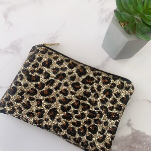 Sequin Leopard Clutch - Etsy UK display picture 1