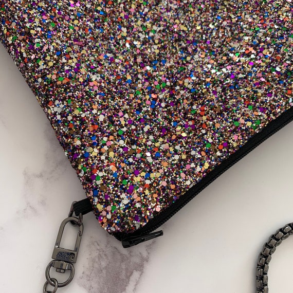 multi coloured evening bag