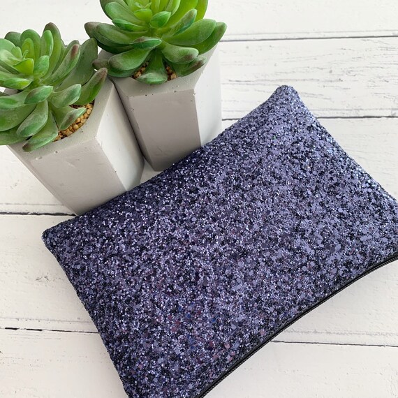 dark blue evening bag