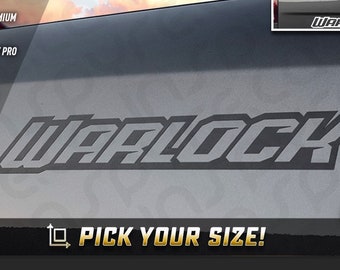 Warlock Decal for Dodge Ram Durango | Box Tailgate Windshield Body | Custom Made in Canada