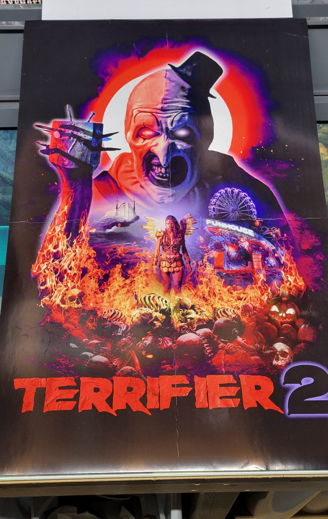 TERRIFIER 2 Movie Poster 36 X 24in Etsy