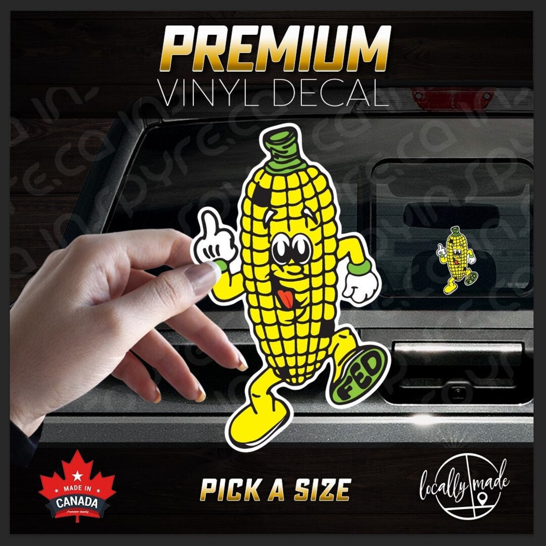 Corn Fed Ethanol E85 Decal / Sticker PICK A SIZE 5.0 7in Etsy