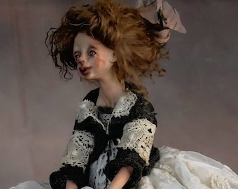 Artdoll vintage art doll handmade artistic doll doll