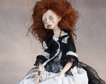 Artdoll vintage art doll handmade artistic doll