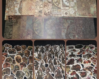 Steampunk Journal Wonders: Journaling Supplies Mystery Pack