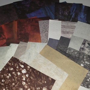 Gothic Elegance: Mystery Mix of Journaling Supplies - Dark Patterns, Skulls, Vintage Charm in Every Package!