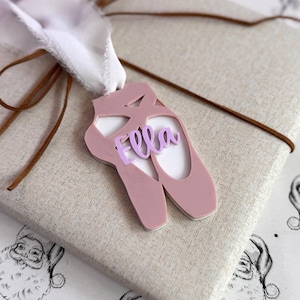 Ballet Ornament for Dancer Gift for Ballerina Ornament Personalized Ornament for Girl Stocking Stuffer Christmas Ornament Gift for Dancers