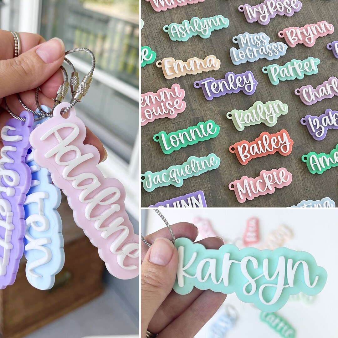 Personalized Keychain | Personalized Bag Tag | Personalized Gift ...