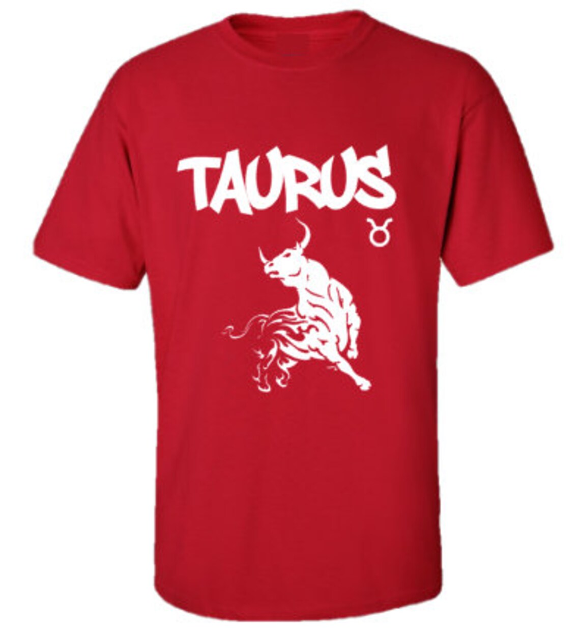 Taurus Zodiac Men's Birthday Crewneck T-Shirt-Taurus Bull | Etsy