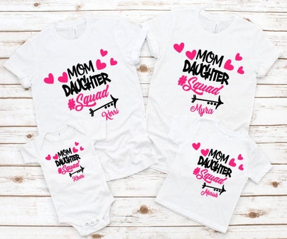 Personalized mother daughter shirts Clearance