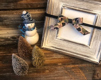 Baby girl army bow headband hair clip, toddler bows, nylon headband, baby bows, army hair bow, military bows, girl hair bows