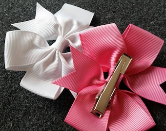 Set of Baby Hair Bows, 3 Inch Hair Bows, Baby Bows, Toddler Bows, Baby Hair Clips, Toddler Hair Bows, Toddler Hair Clips, Baby Hair Bows