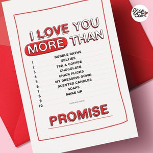 Te amo más que, Tarjetas de San Valentín, Amor, Pareja, Novia, Novio, Tarjeta de felicitación