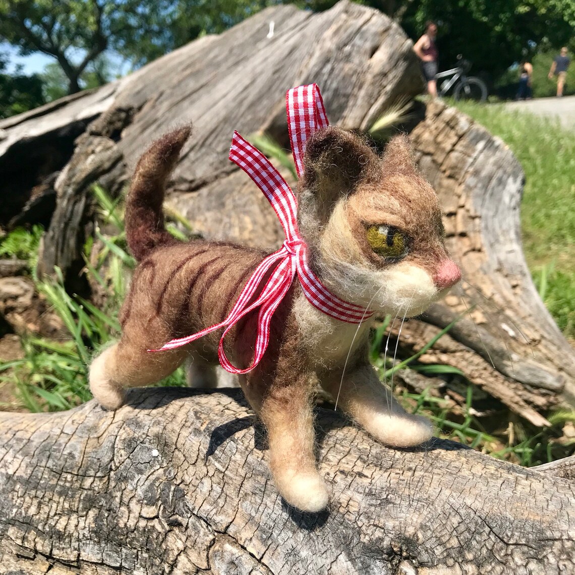 Cat Realistic Needle Felted Handmade Miniature Kitten Pet - Etsy