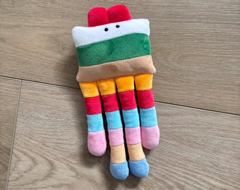 Reserva anticipada: Peluche abstracto de 15 cm "Pequeño amigo" – Juguete de peluche suave y colorido (Reserva anticipada, envío en junio)