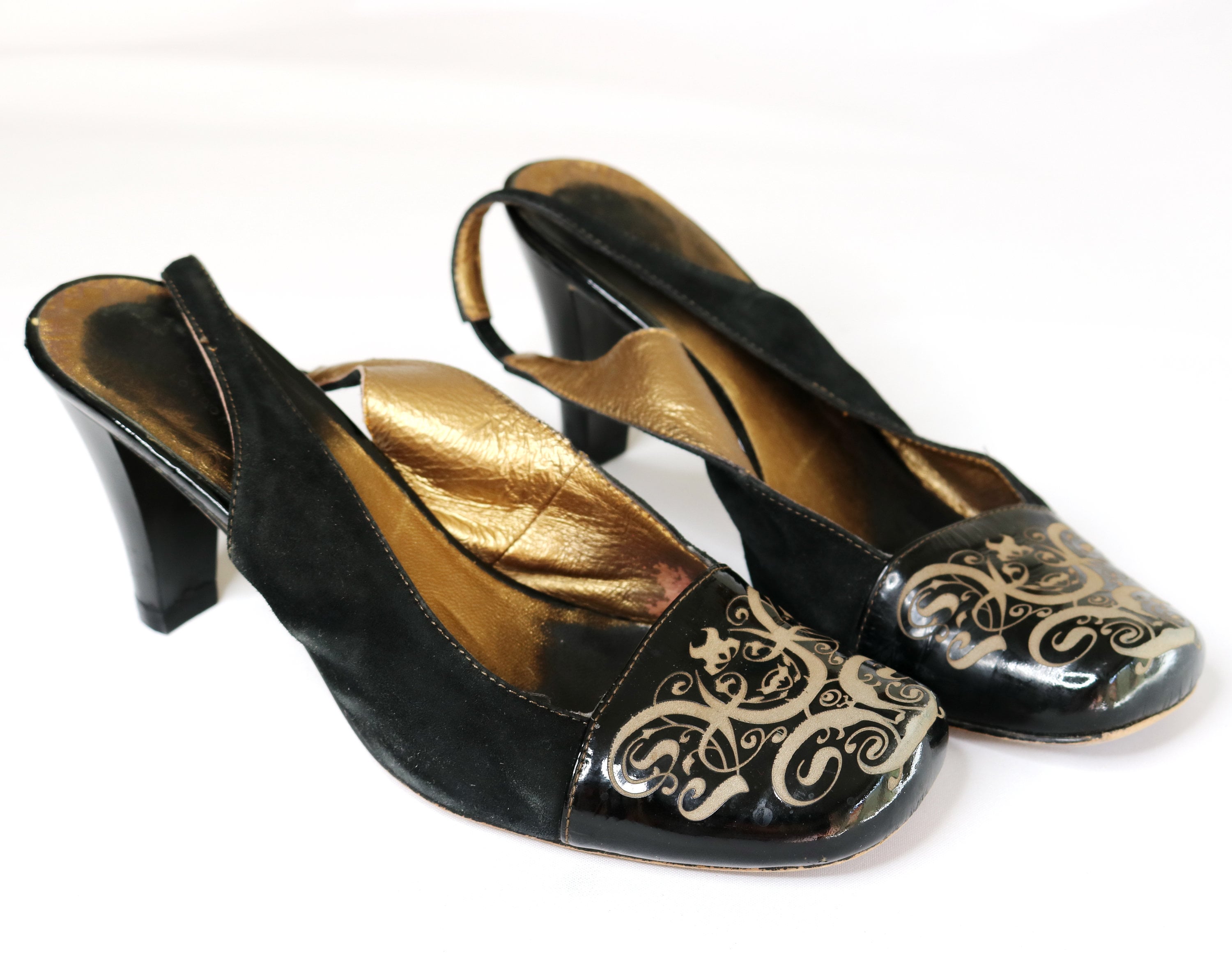 Vintage leather shoes US6 EU36 UK4 