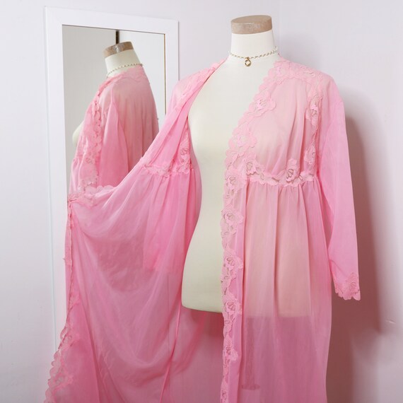Peignoir transparent hot sale