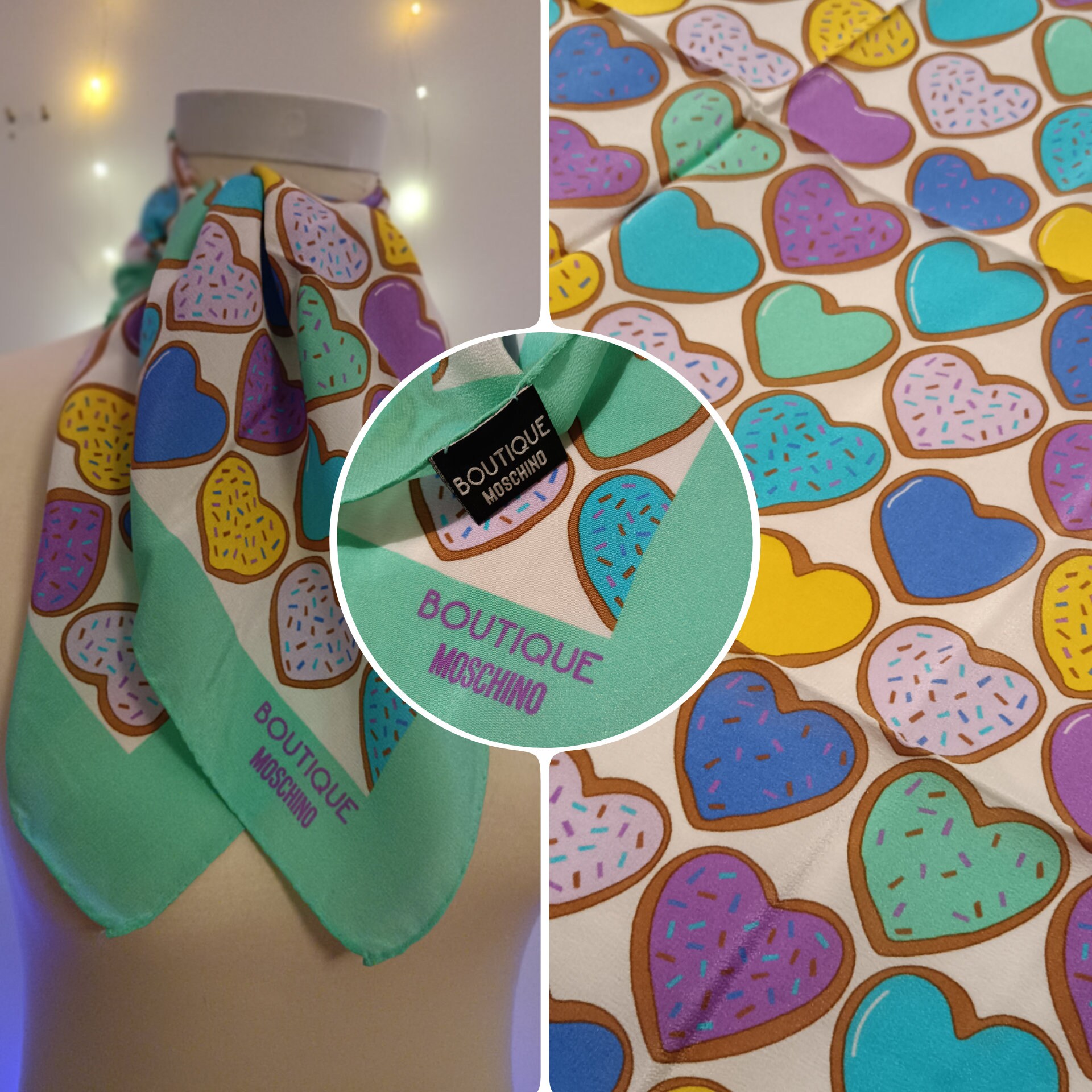 Moschino sales heart scarf