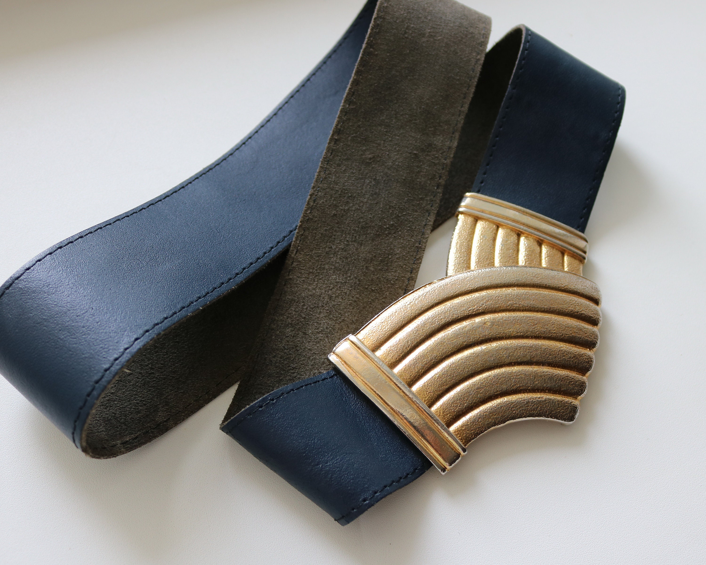 Leather Belt Gutos W Germany Belt Gift 