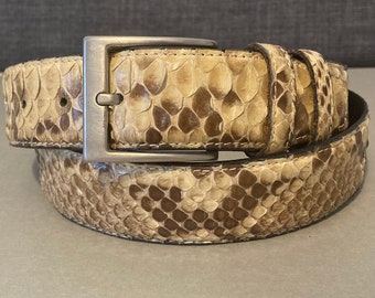 Casiroli Milano genuine leather belt, length 105 cm, length 41 inches