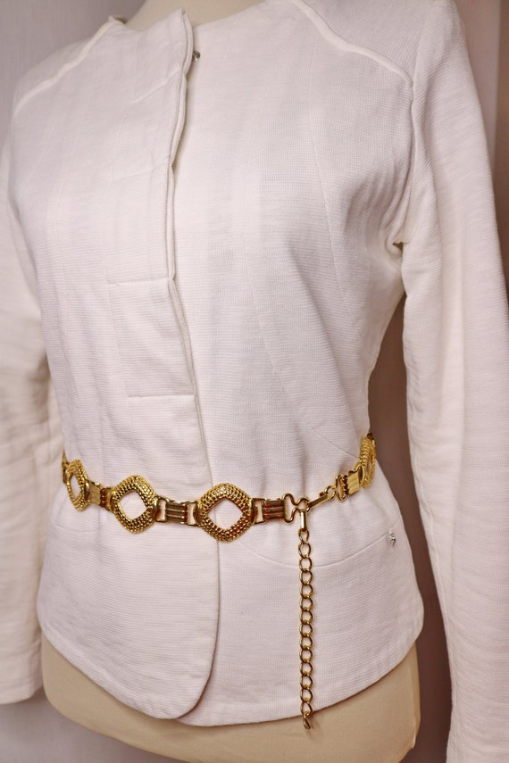 GG metal gold belt Italian Gilt chain strap for wo