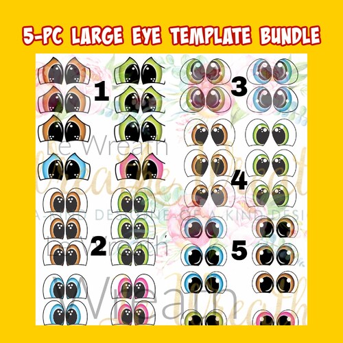 Large Downloadable Eye Template Bundle 5pc Digital Eye Etsy Large Downloadable Eye Template Bundle 5pc Digital Eye Etsy