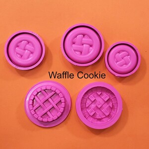 Moldes 3D para muñecas de espuma, fabricación de muñecas Foami, Termoformas, moldes de escultura, moldes de muñecas, suministros de arte Foami Waffle Cookie