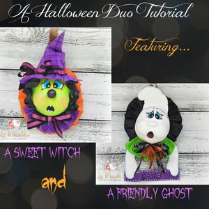 Halloween Doll Making Tutorial, Wreath Enhancement Tutorial, Doll Making, Halloween Fofuchas, Foami Arts Crafts Tutorial, Halloween dolls