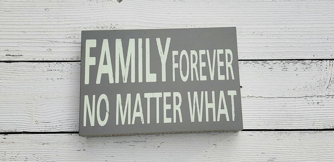 Family Forever Wall Decor Everyday Home Decor Signfarmhouse Etsy