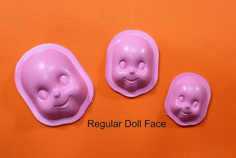 Moldes 3D para muñecas de espuma, fabricación de muñecas Foami, Termoformas, moldes de escultura, moldes de muñecas, suministros de arte Foami Regular Doll Face