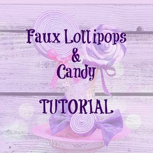 Fake Lollipop Tutorial, Fake Candy Tutorial, Faux Candy DIY, Fake and Bake Tutorial, Educational Candy Making Video, Faux Lollipops