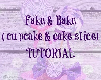 Fake and Bake Tutorial, Faux Cupcake Making Video, Faux Cake, Fake Bakery Video, Fake sweets making, Fake baking Tutorial, Foam Sweet Props