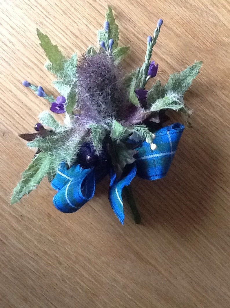 Scottish Thistle Buttonhole Etsy