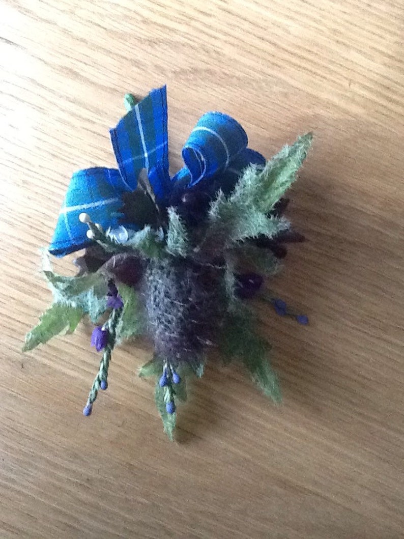 Scottish Thistle Buttonhole Etsy