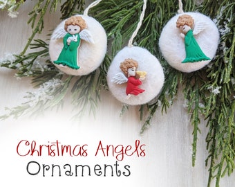 Whimsical Christmas Ornament: Angel Christmas Ornaments